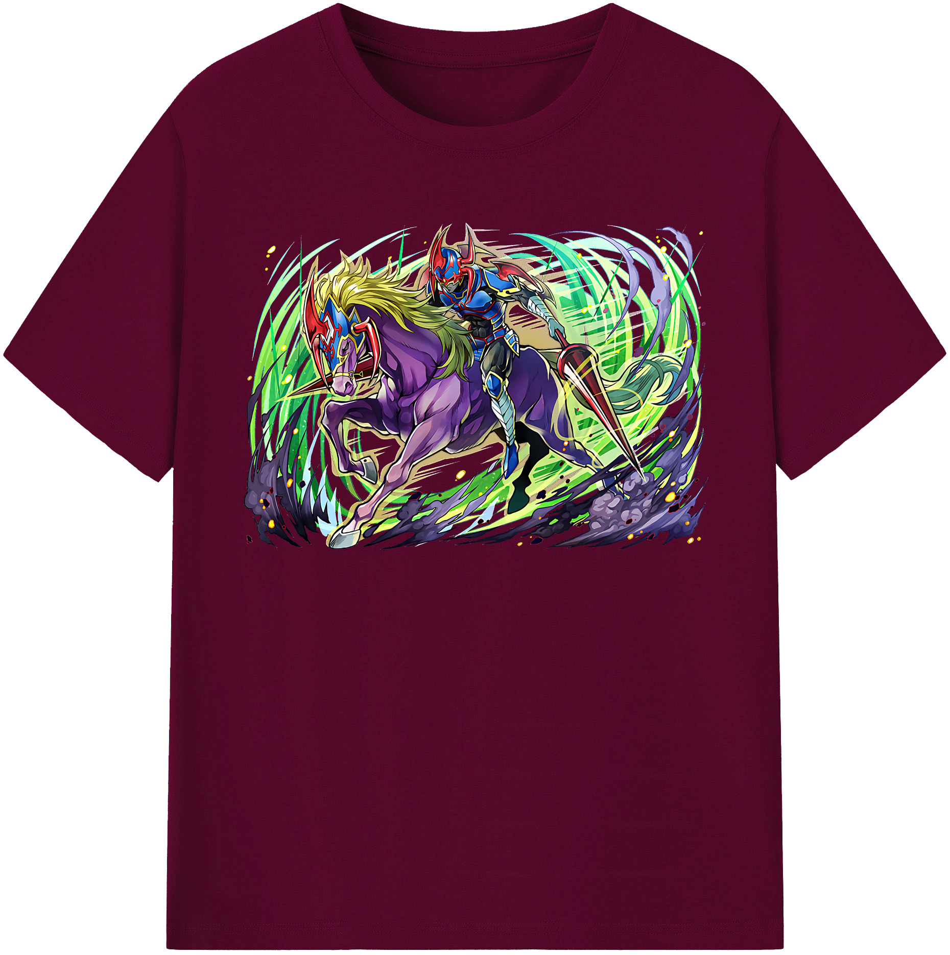 （画像用） 遊☆戯☆王 Yu-Gi-Oh! レディースカジュアルプリントTシャツ（綿100％）